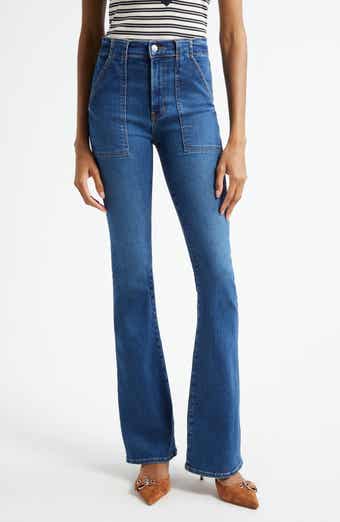 Veronica Beard Beverly High Waist Skinny Flare Jeans
