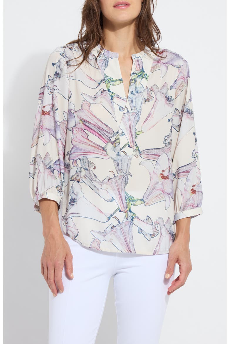 Yola Woven Top, Main, color, FRENCH BOUQUET