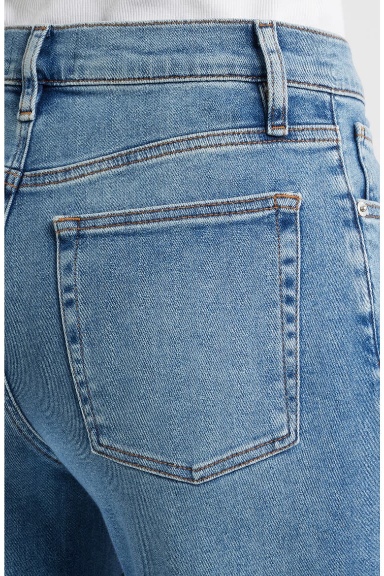 The Mellow Frayed Ankle Straight Leg Jeans, Alternate, color, CLUE RAW AFTER