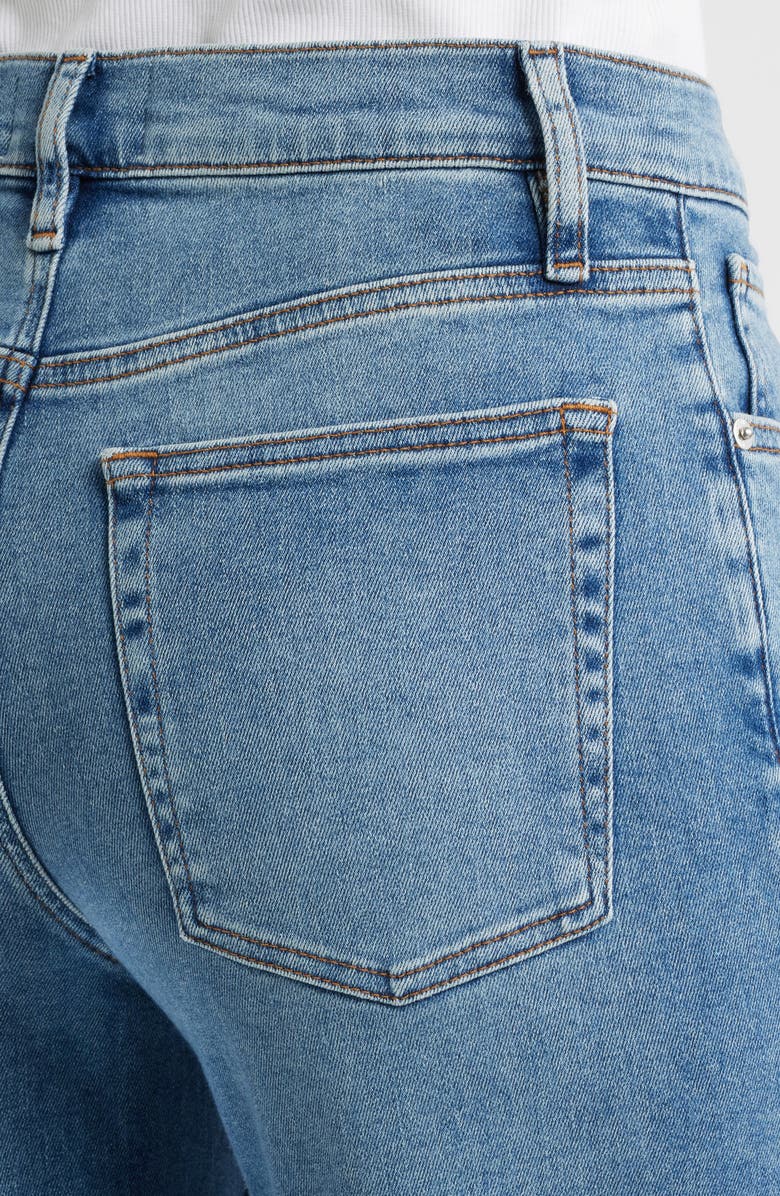 FRAME The Mellow Frayed Ankle Straight Leg Jeans, Alternate, color, Clue Raw After