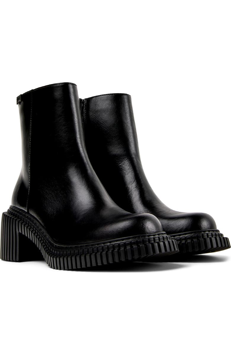 Camper Pix London Zip Boot, Main, color, Black