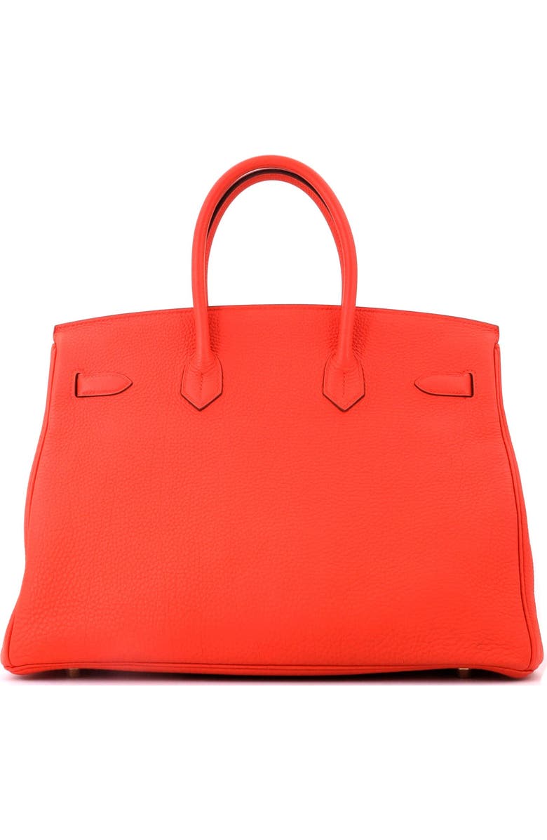 Pre-Owned Hermes Birkin Handbag Orange Togo with Gold Hardware 35, Alternate, color, Capucine