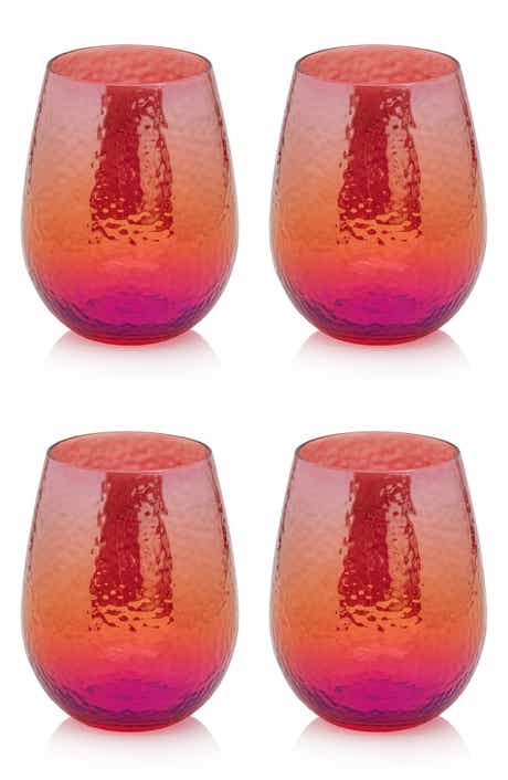 Zodax Apertivo Set of 4 Stemless Glasses