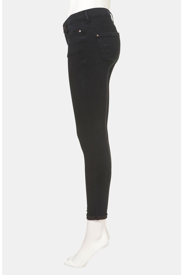 Moto 'Leigh' Skinny Jeans, Alternate, color, BLUE BLACK