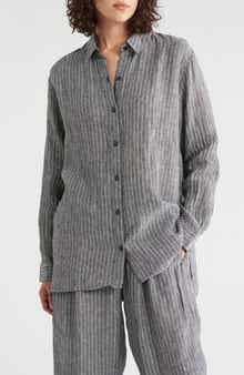 Collared Organic Linen Shirt