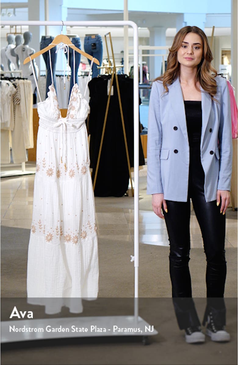Real Love Embroidered Tiered Maxi Sundress, sales video thumbnail