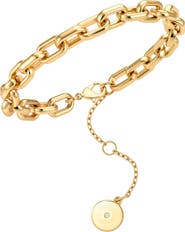 Vince Camuto Paperclip Chain Disc Bracelet