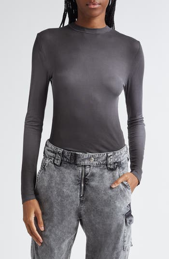 【一枚でもカッコよく♪】Acne Studios Woman T-Shirt Rust Acne Studios Layered Long Sleeve T-Shirt in Orange | Lyst
