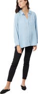 Ingrid & Isabel Button Down Maternity and Nursing Jean Shirt