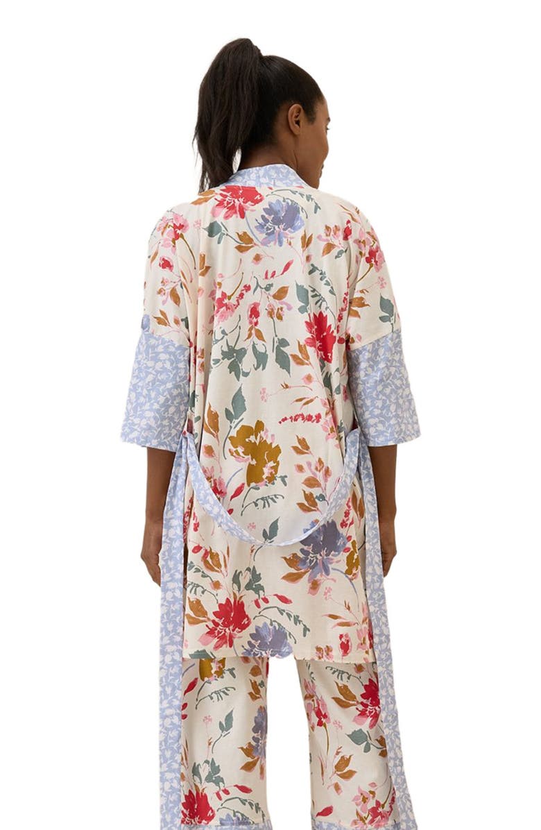 Pact Organic Staycation Short Robe, Alternate, color, Dayspring