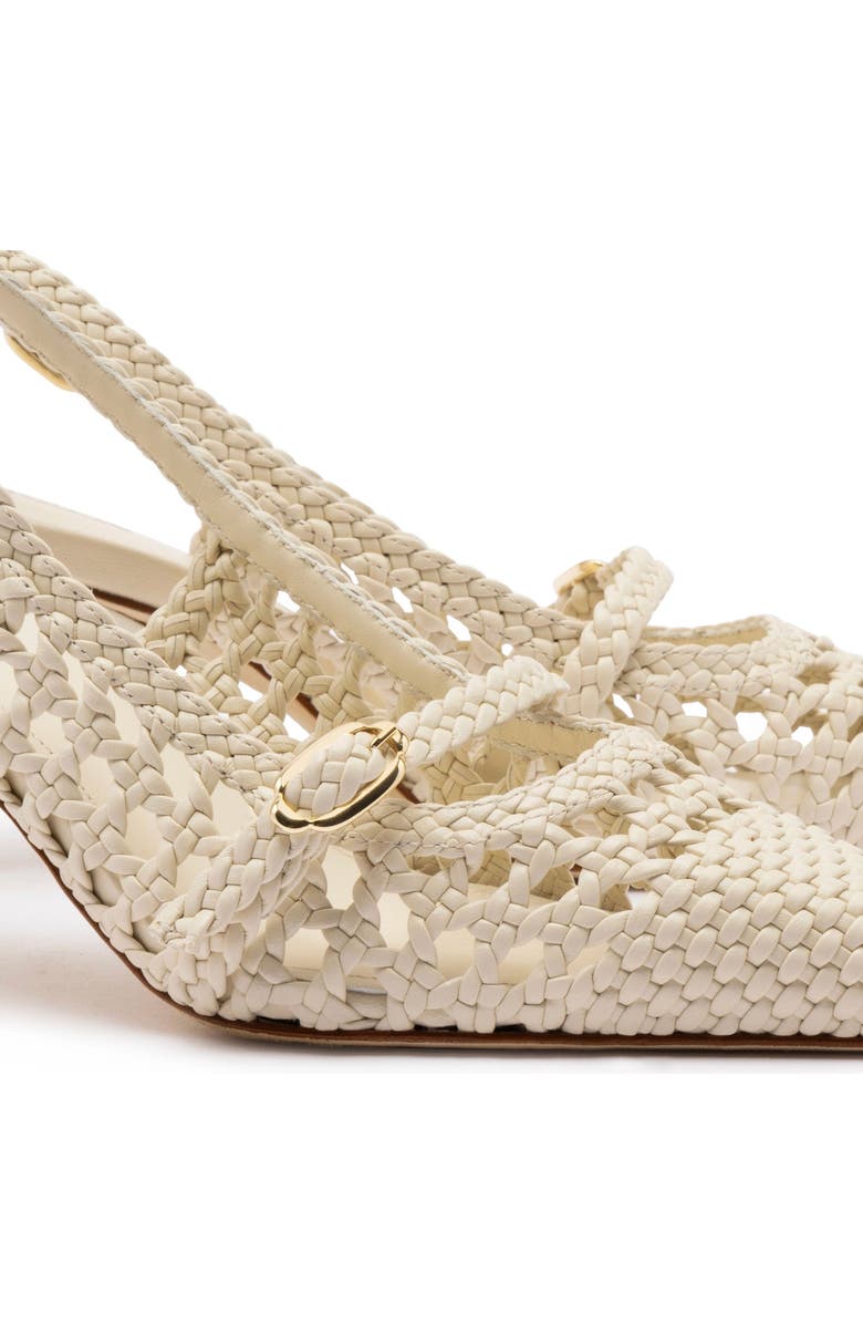 Larroudé Ines Pump, Alternate, color, Ivory Macrame