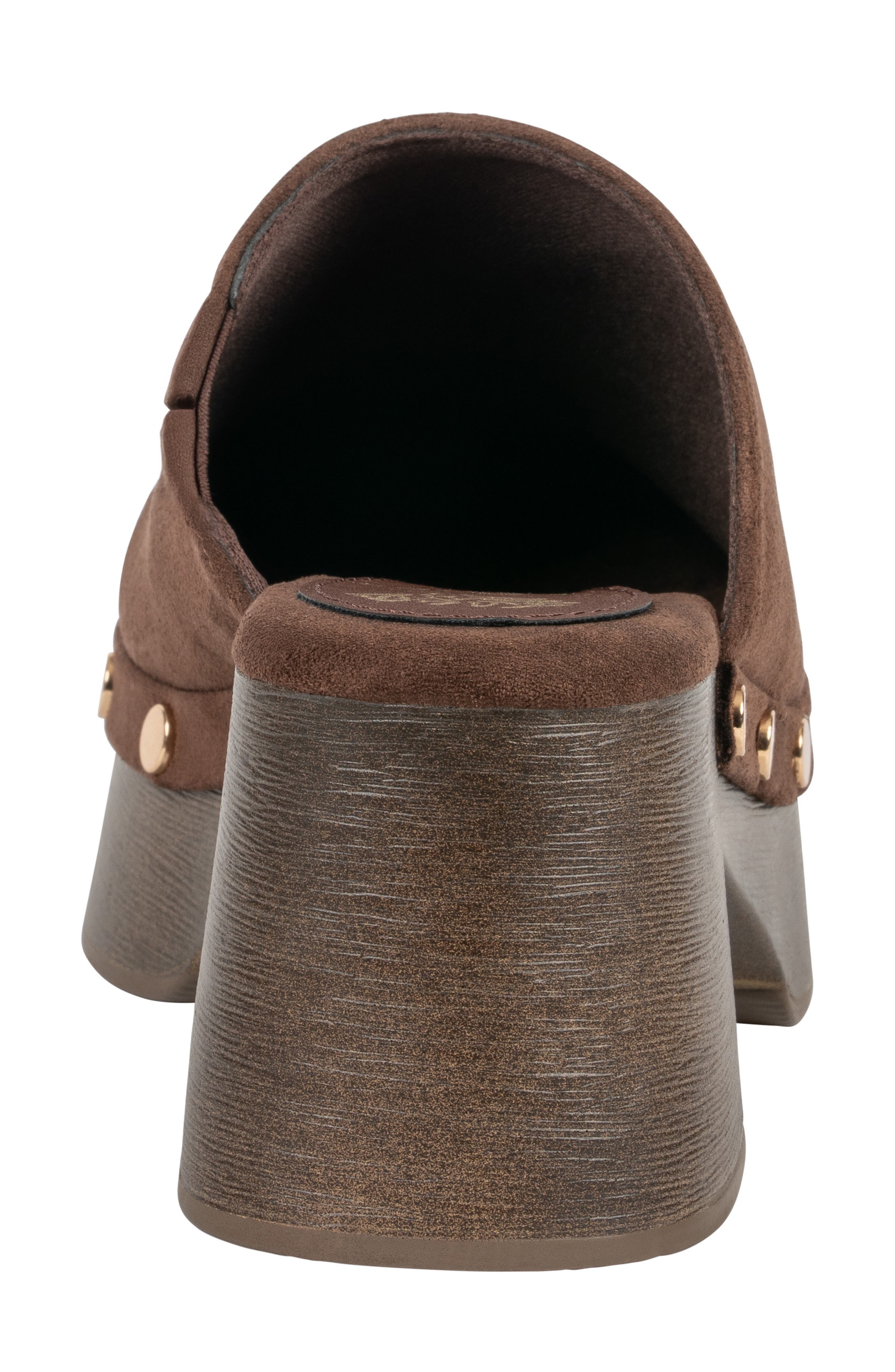 Innis Studded Platform Clog, Alternate, color, CHOCOLATE