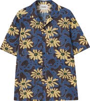 Nanushka Men's Maitho Floral Short Sleeve Button-Up Shirt