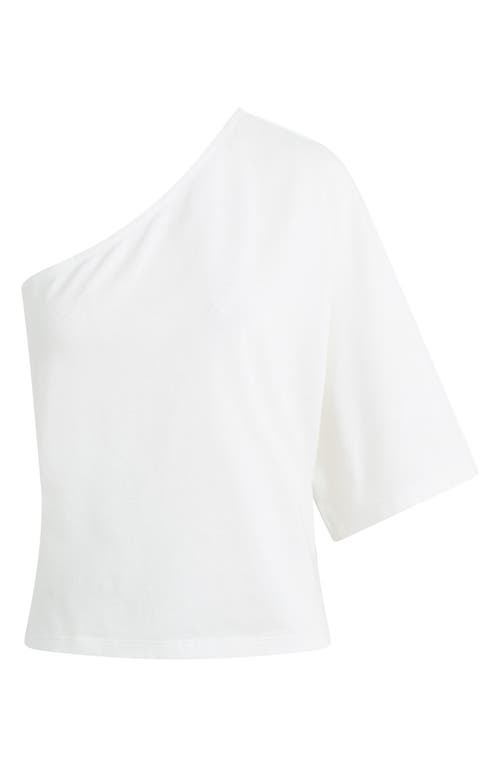 Favorite Daughter The Happy For You One-shoulder Cotton Top