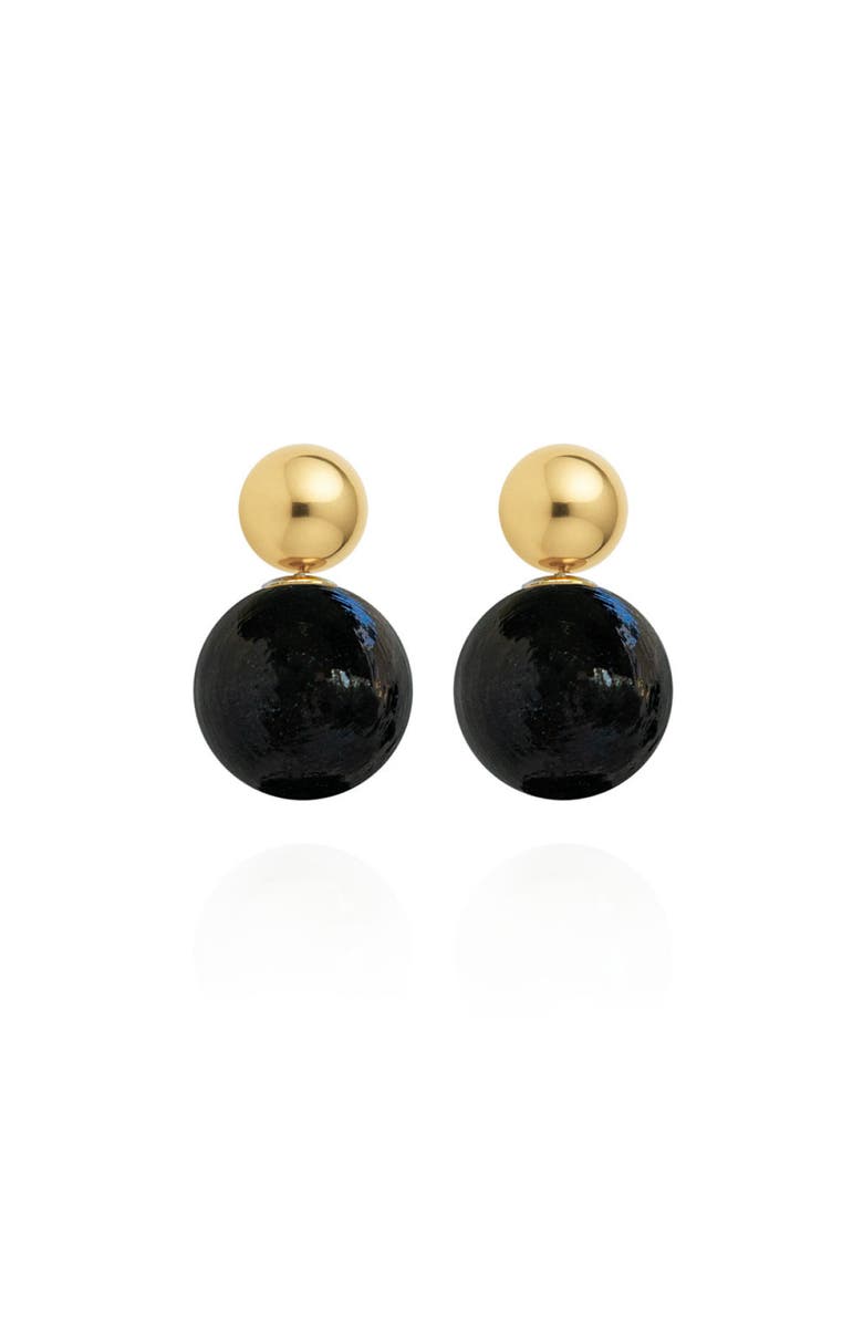 Saulė Label Lilou Earrings, Main, color, Raven