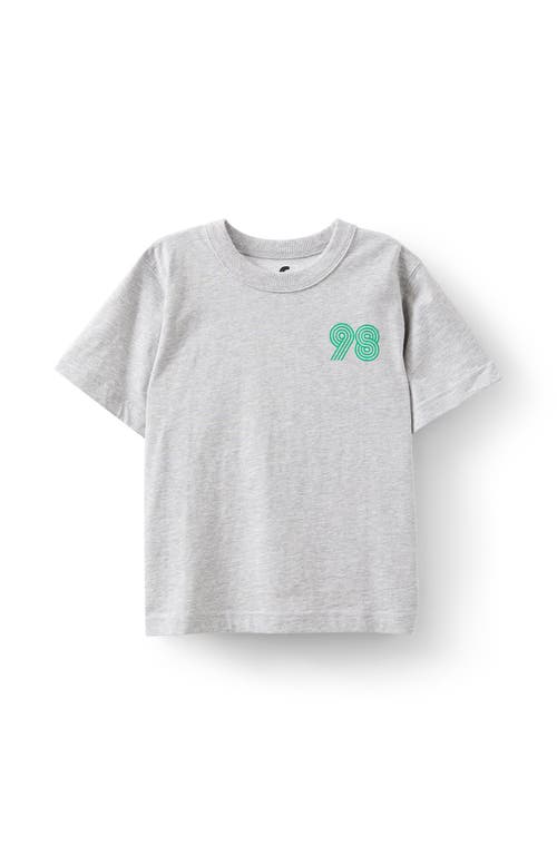 Cotton On Kids Kid's Jonny Short Sleeve Graphic Print Tee In Fog Grey Marle Aths Dept 98