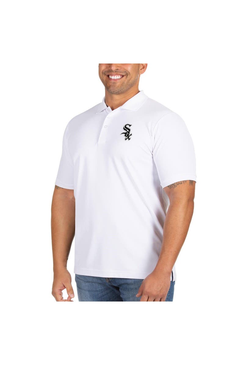 ANTIGUA Men's Antigua White Chicago White Sox Big & Tall Legacy Pique Polo, Main, color,