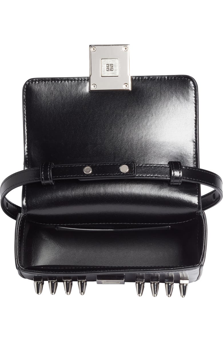 Givenchy Small 4G Studded Leather Shoulder Bag, Alternate, color,