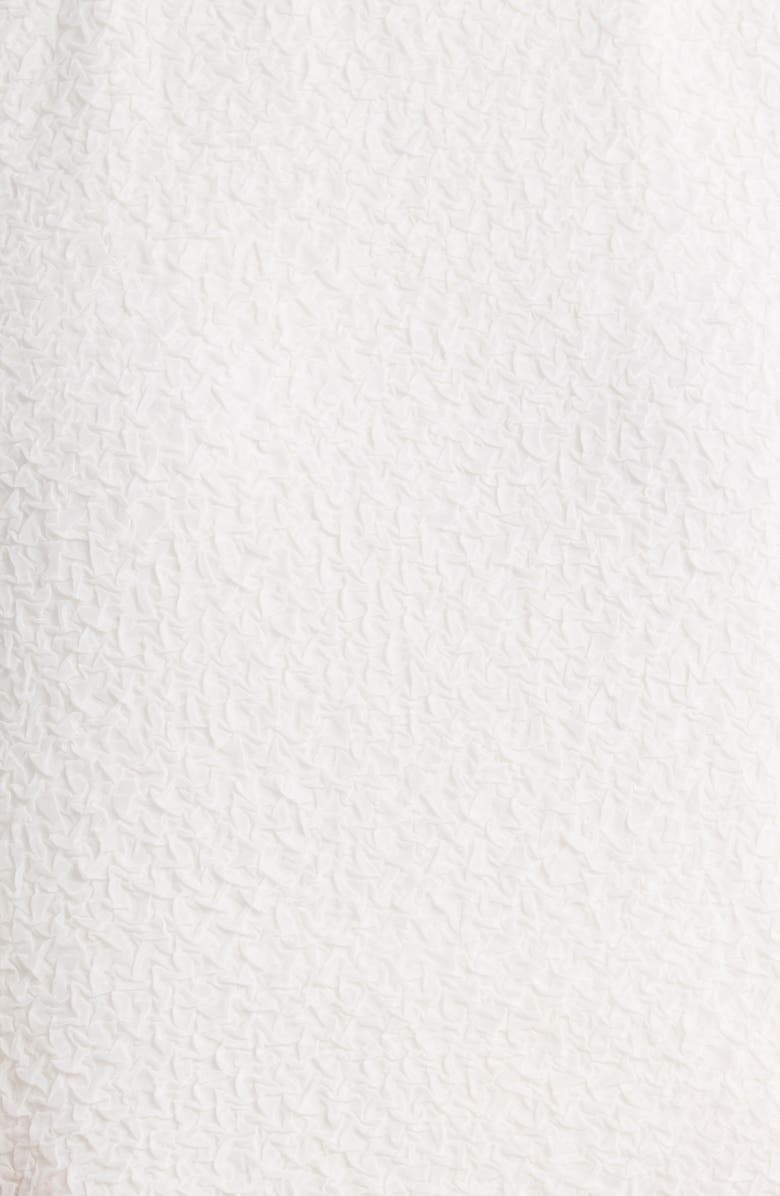 SUGARLIPS Bubble Sleeve Crop Top, Alternate, color, White