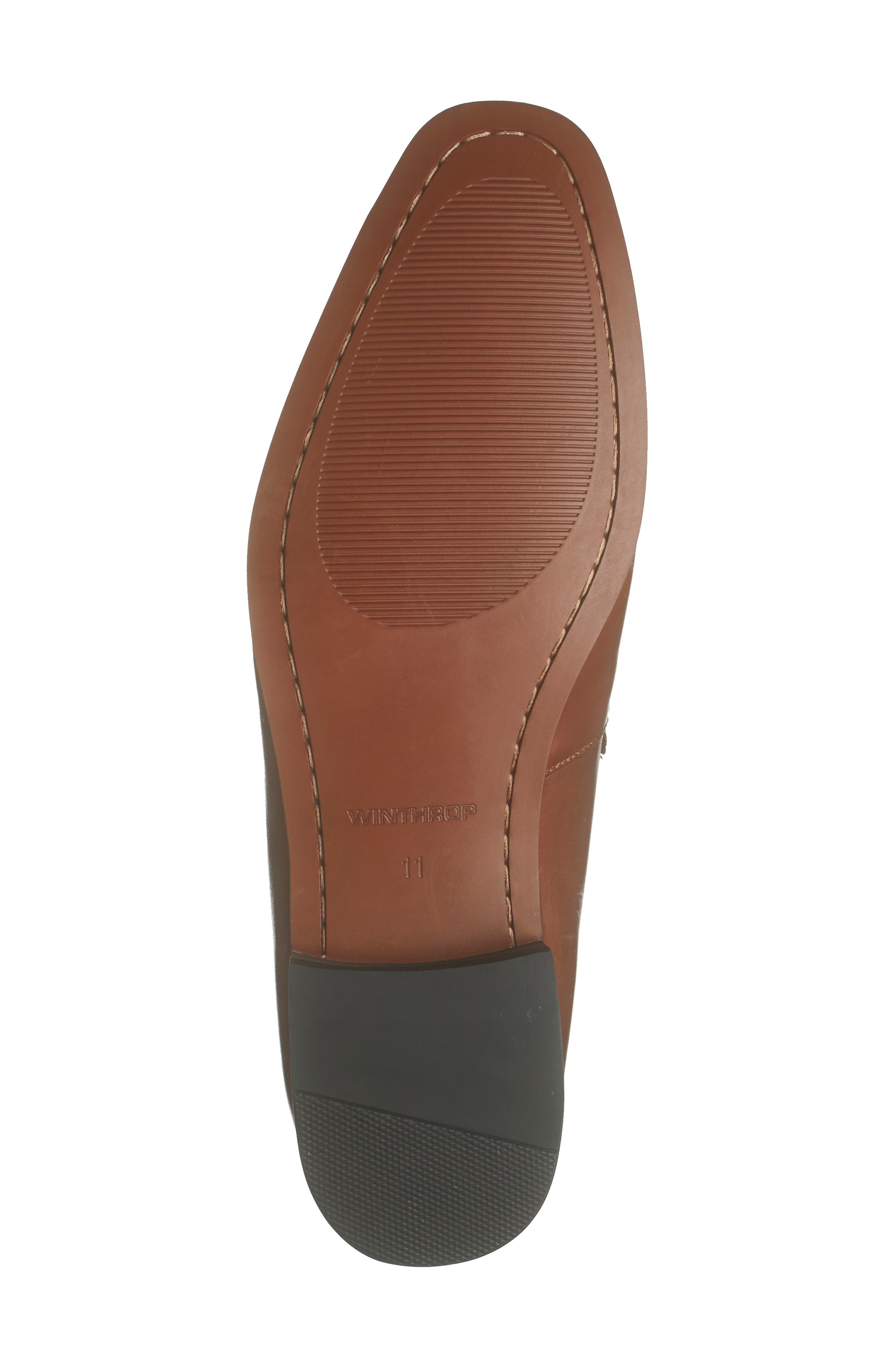 Sherman Bit Strap Loafer, Alternate, color, COGNAC