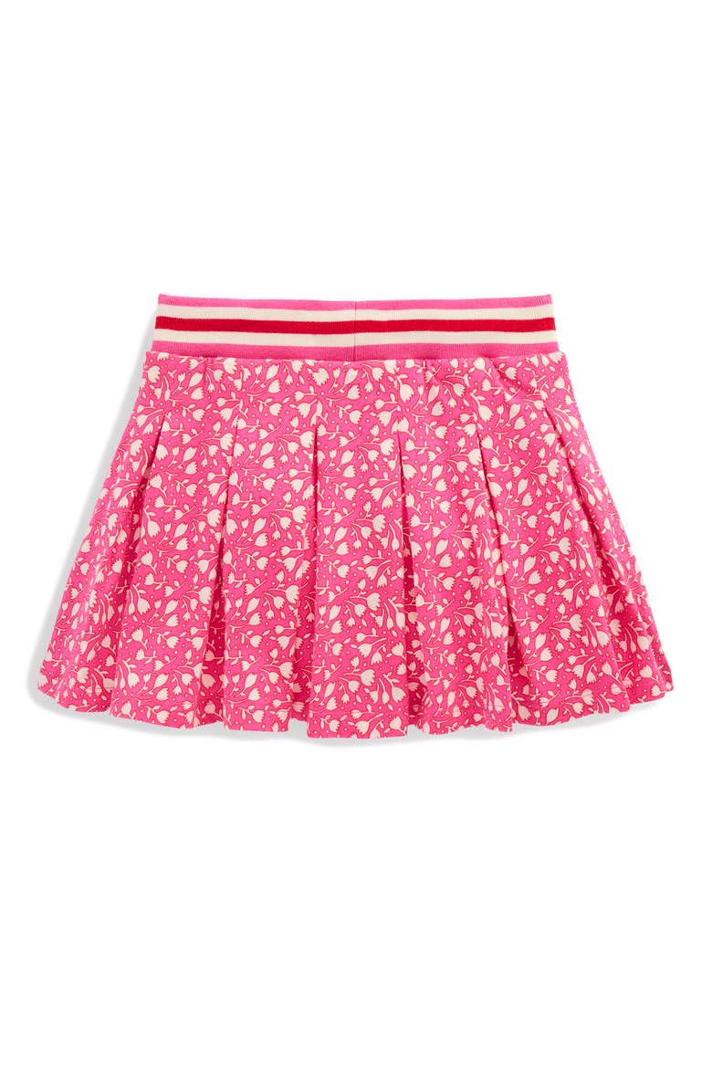 Kids' Tulip Pleated Cotton Skort, Alternate, color, PINK TINY TULIP