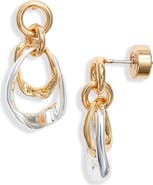 Nordstrom Demi Fine Frontal Hoop Drop Earrings