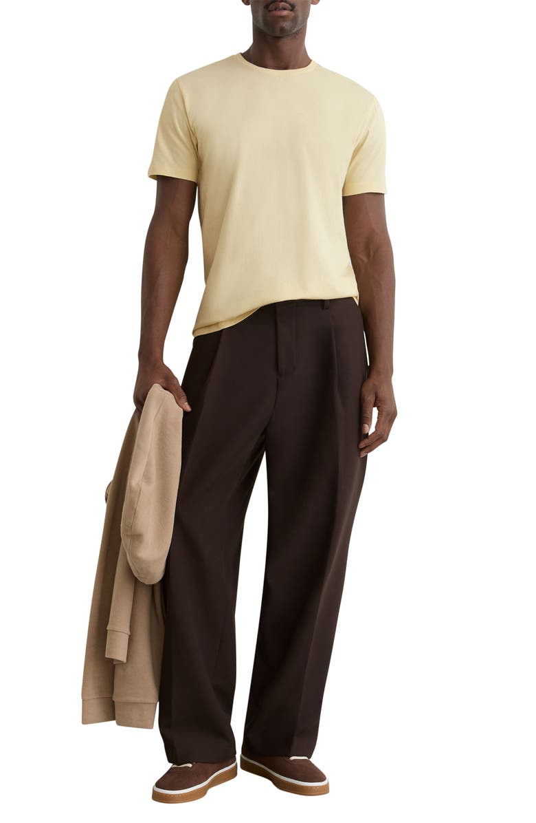 Reiss Bless Cotton T-Shirt, Alternate, color, Sorbet Yellow