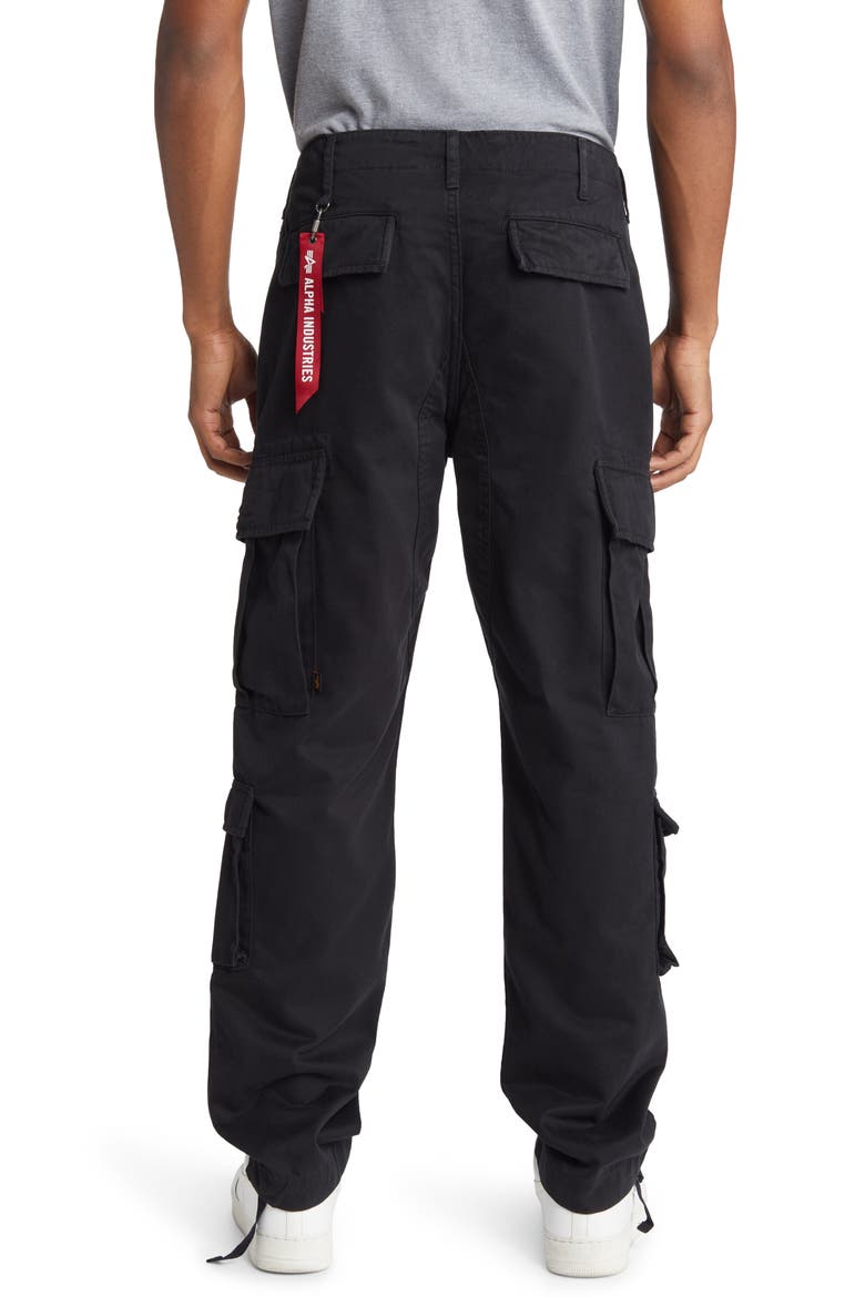 ACU Straight Leg Cargo Pants, Alternate, color, BLACK