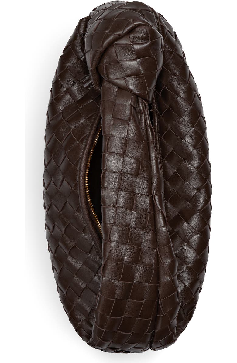 Bottega Veneta Teen Jodie Intrecciato Leather Hobo, Alternate, color, 2132 Fondant-Gold