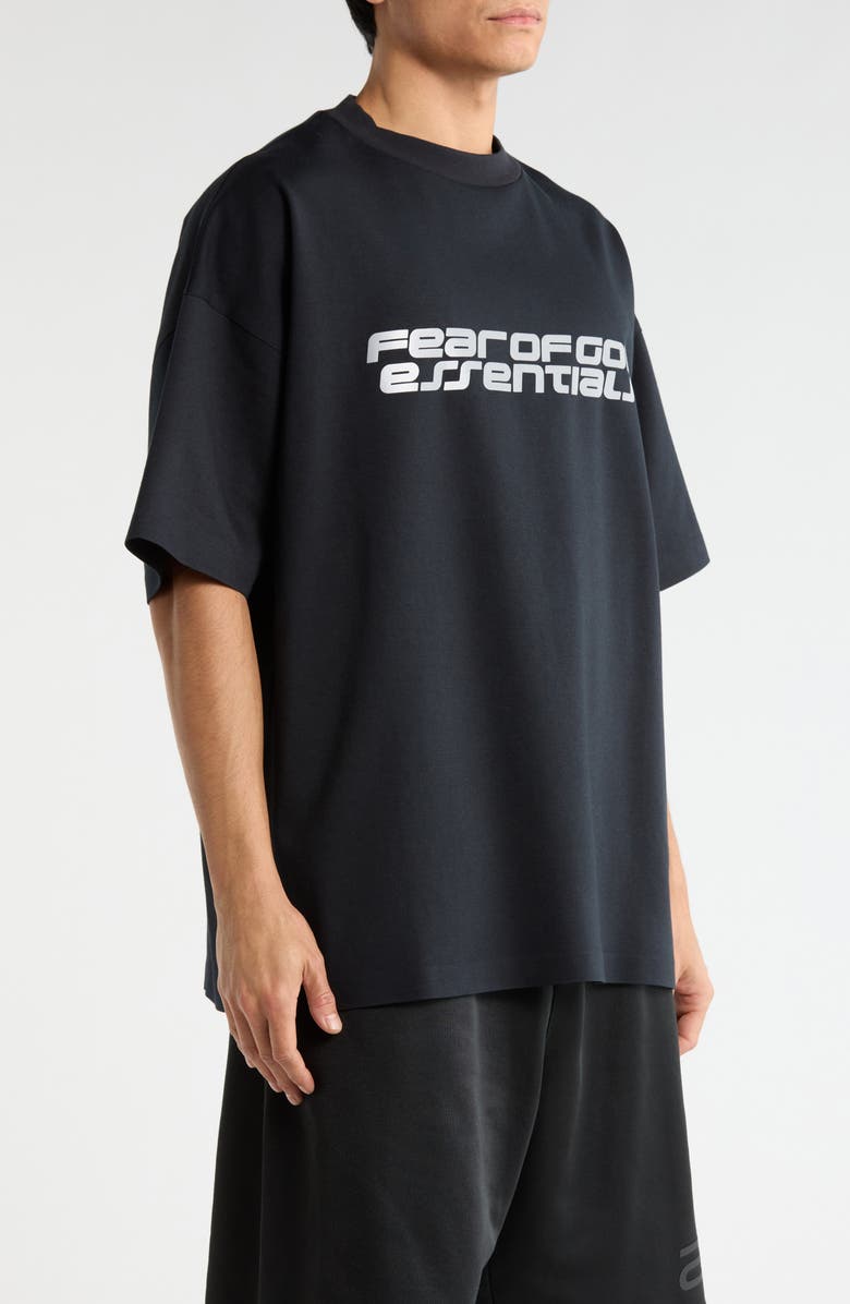 Fear of God Essentials '90s Logo Graphic T-Shirt, Alternate, color, Vintage Black