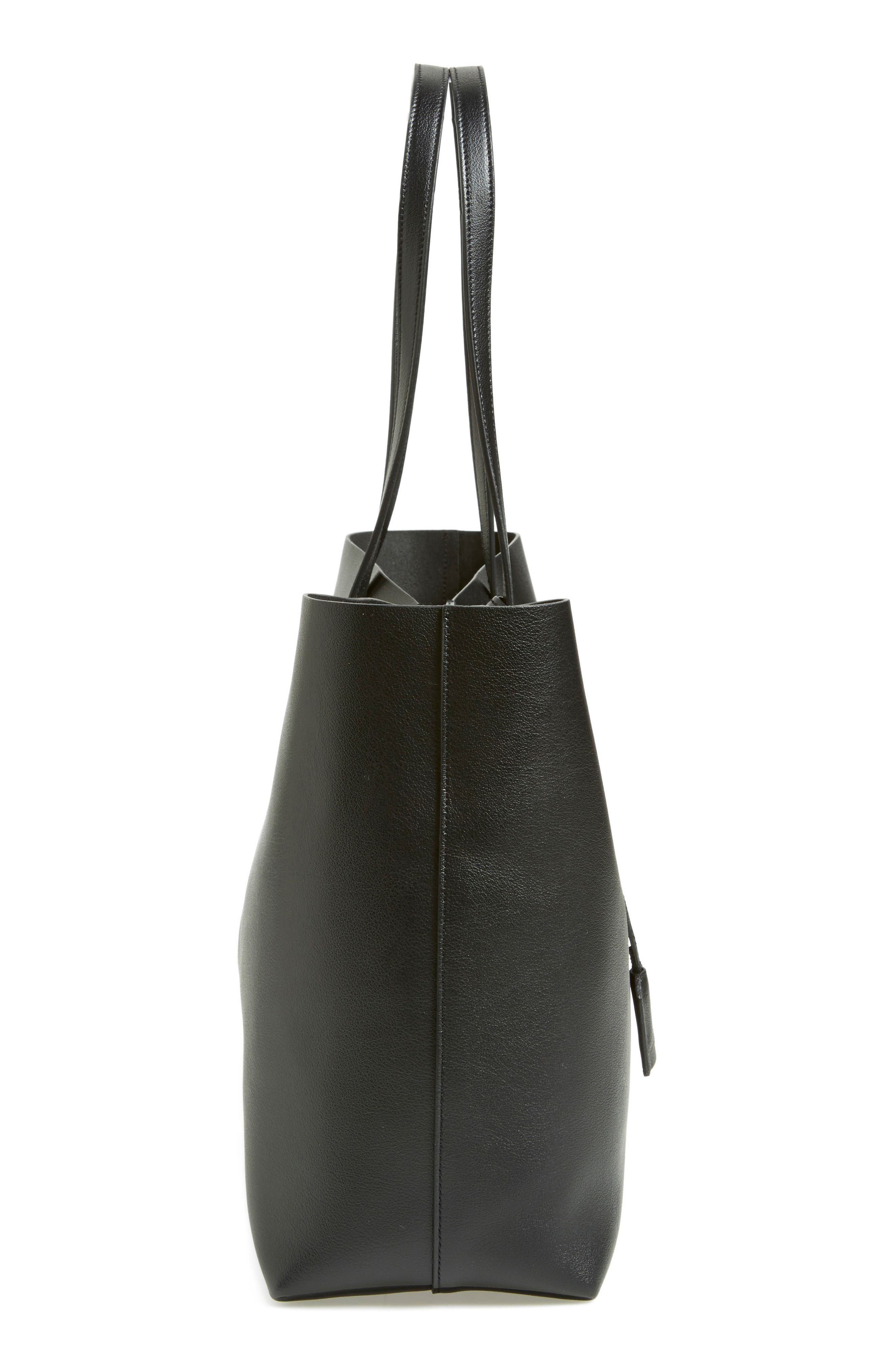 Saint Laurent Shopping Leather Tote, Alternate, color, 