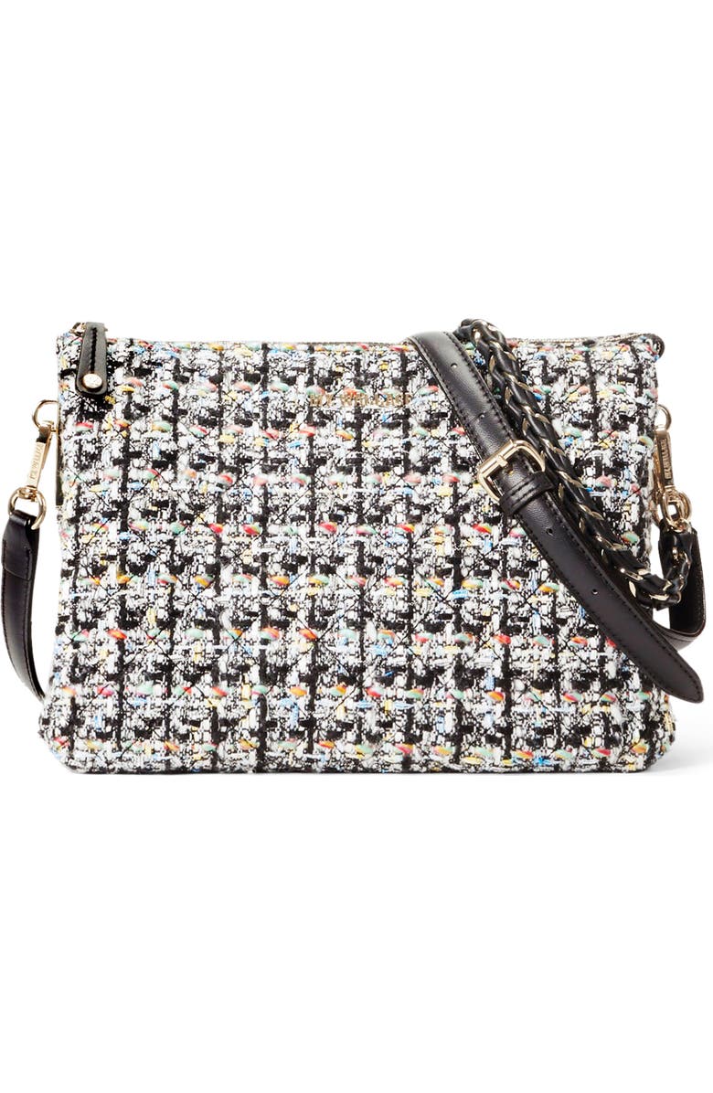 MZ Wallace Large Crosby Pippa Quilted Crossbody Bag, Main, color, Boucle