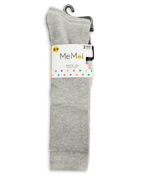 Write On Camp Kids Knee High Socks 3-Pack