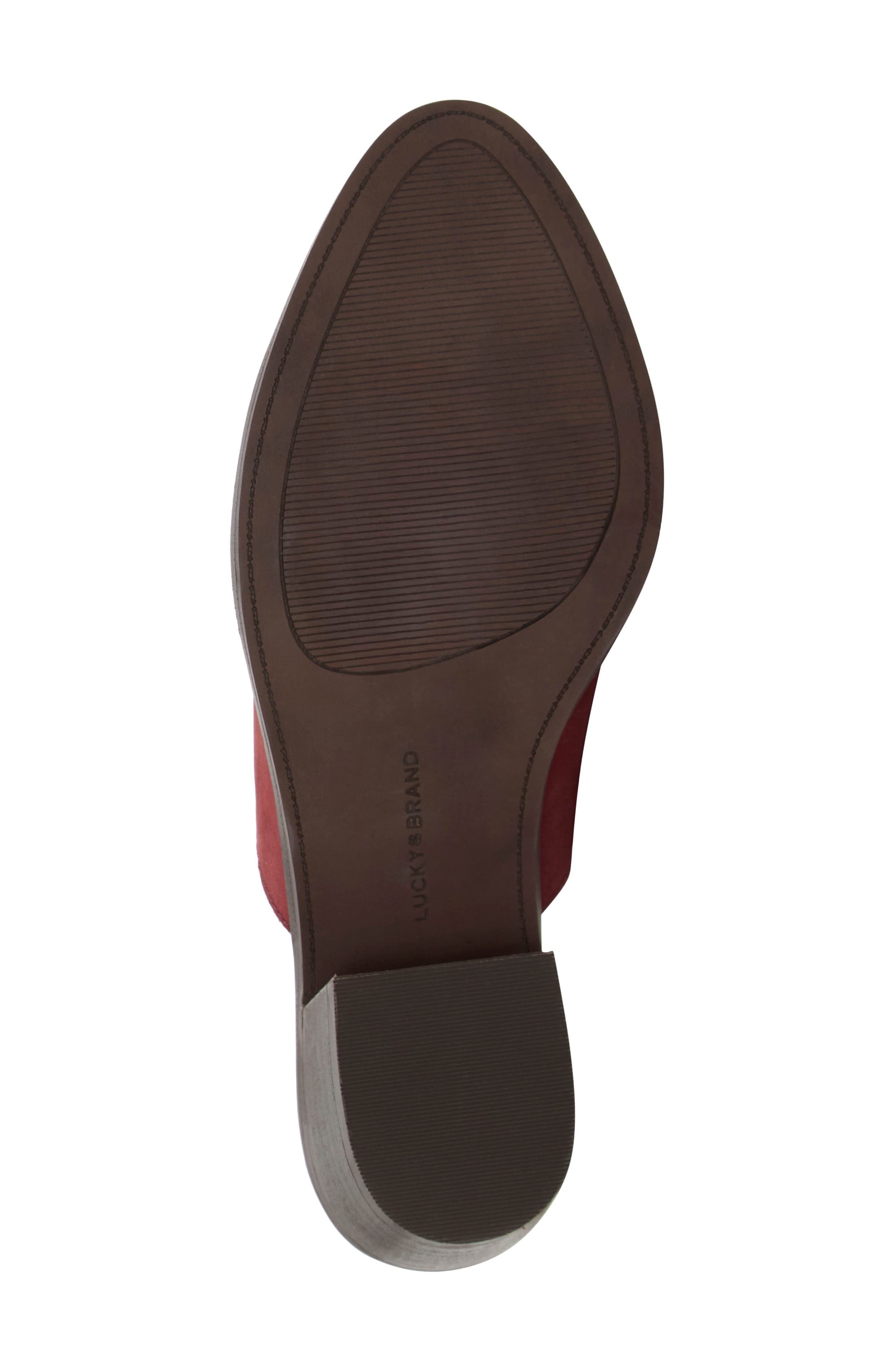 Lucky Brand Myrila Mule, Alternate, color, Cranberry Leather