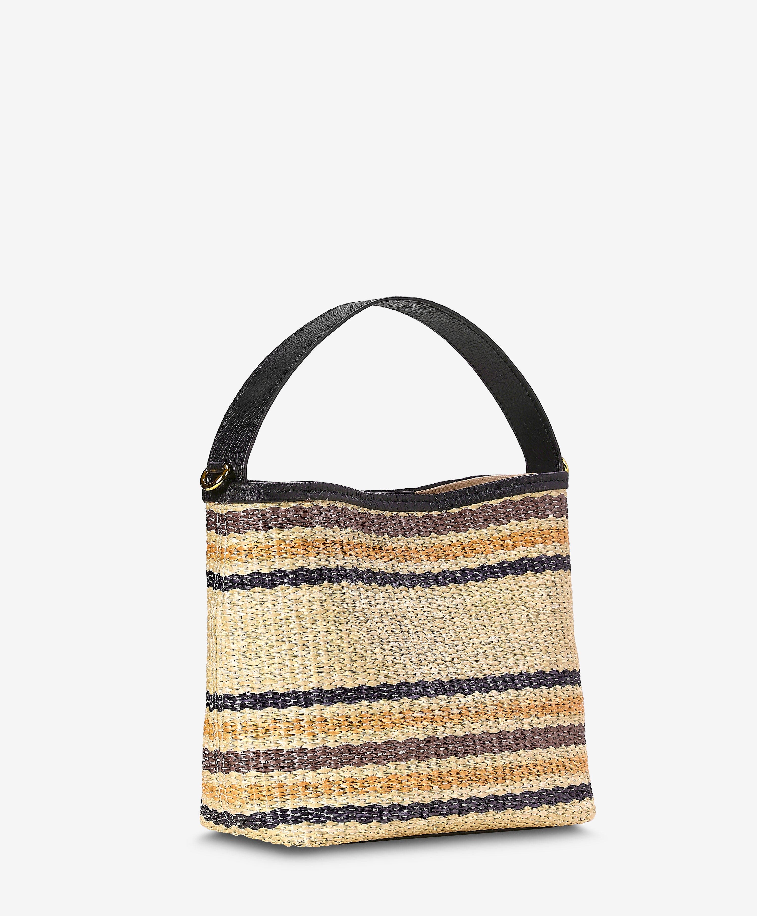 GiGi New York Tate Bucket Bag, Alternate, color, Natural Raffia