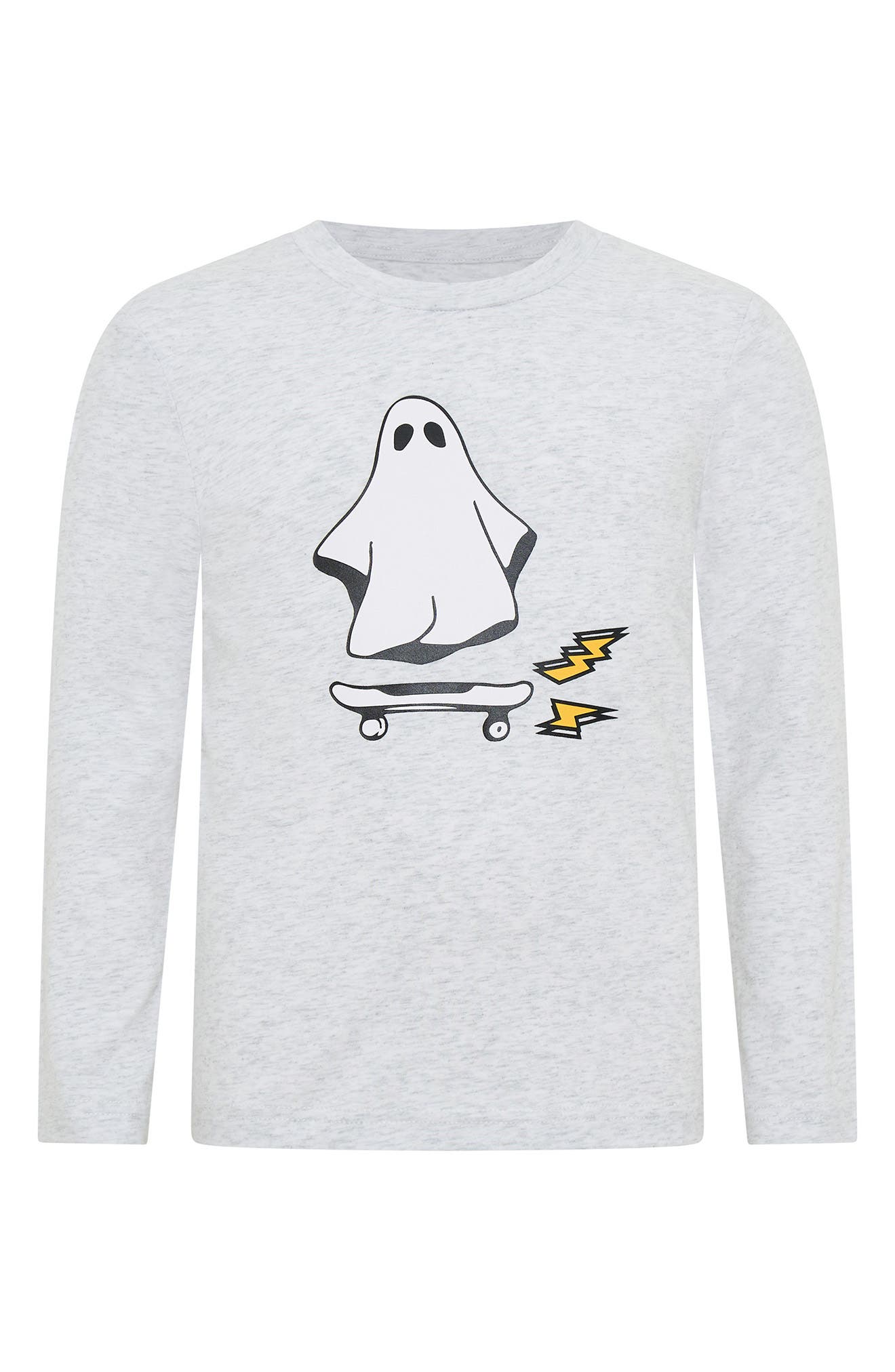 dot australia Kids' Skating Ghost Long Sleeve Graphic T-Shirt