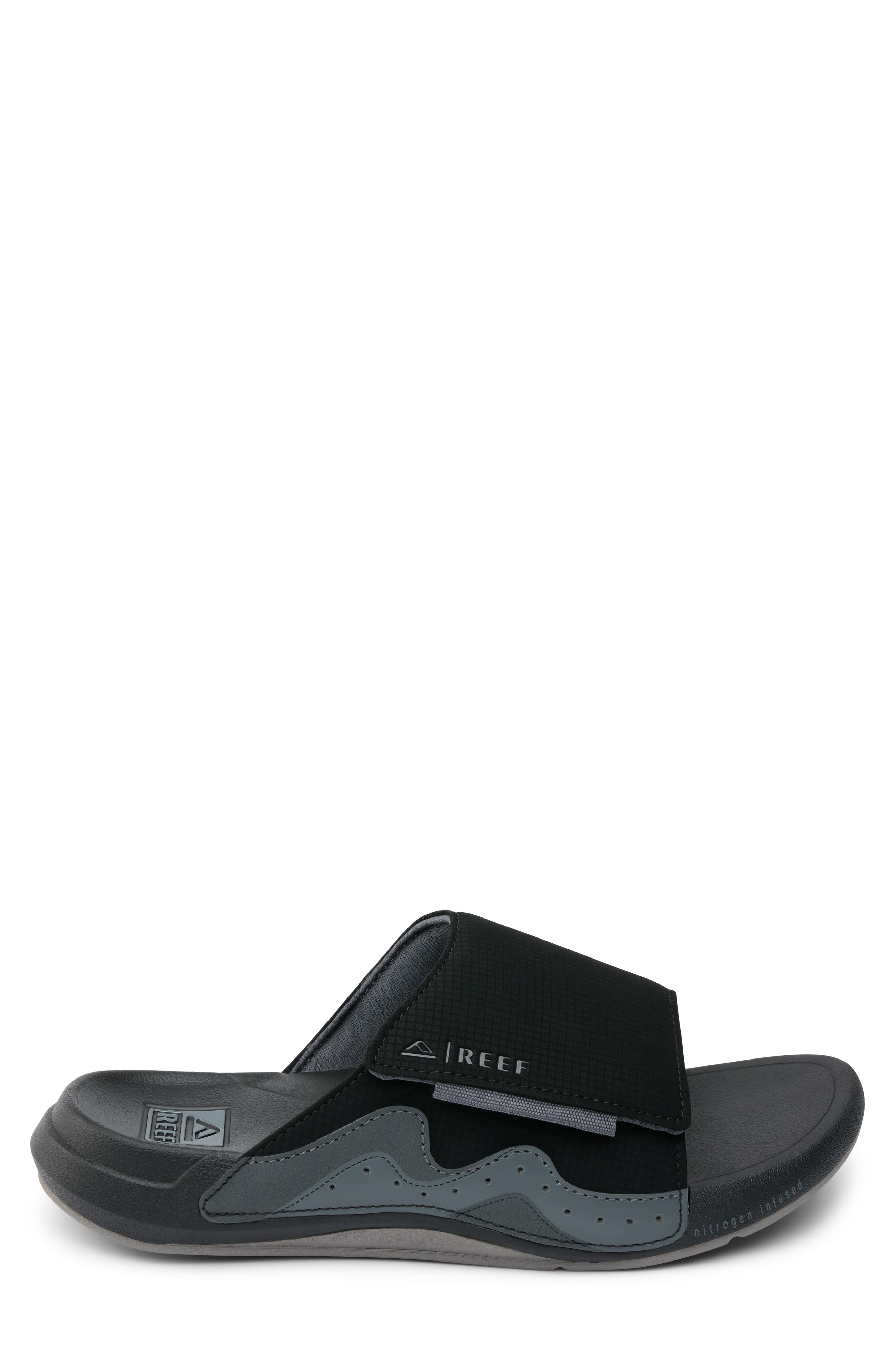 Reef Swell Cruiser Slide Sandal, Alternate, color, Black