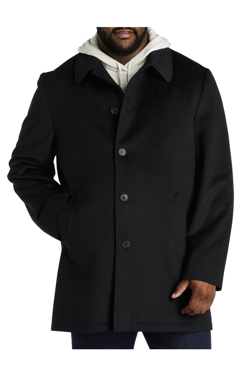 Michael Kors Kurt Overcoat, Alternate, color, Black