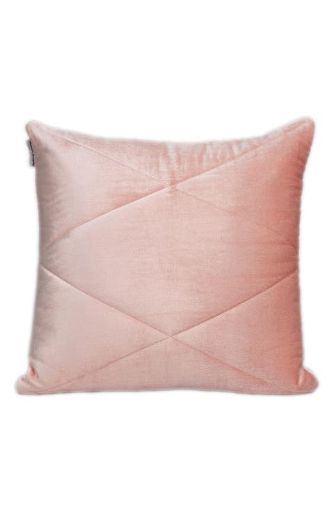 Koko Transitional Pink Throw Pillow