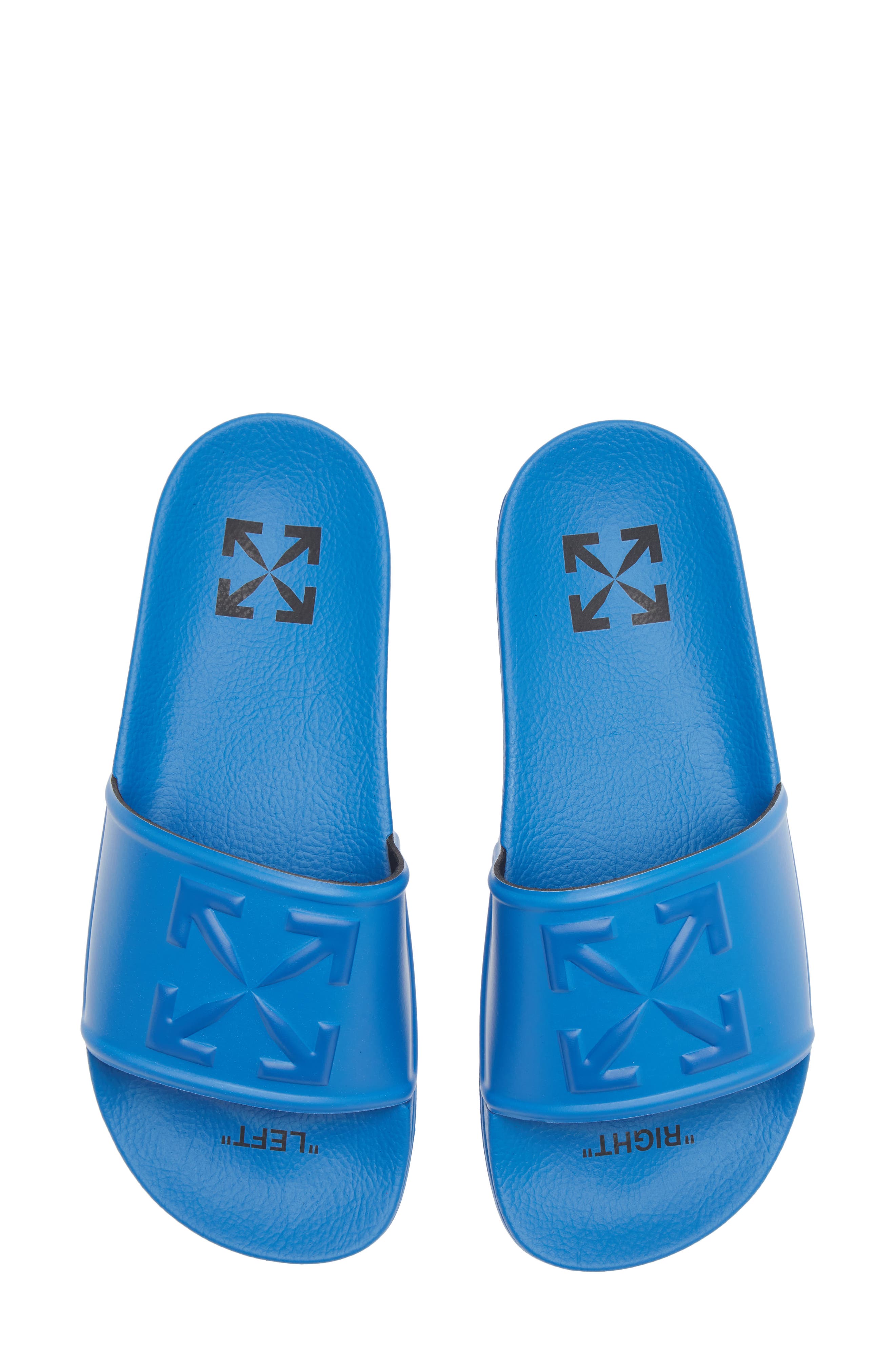 Off-White Arrow Pool Slide Sandal, Alternate, color, 