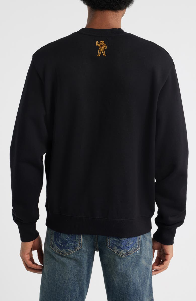 Billionaire Boys Club BB Jet Set Embroidered Graphic Sweatshirt, Alternate, color, Black