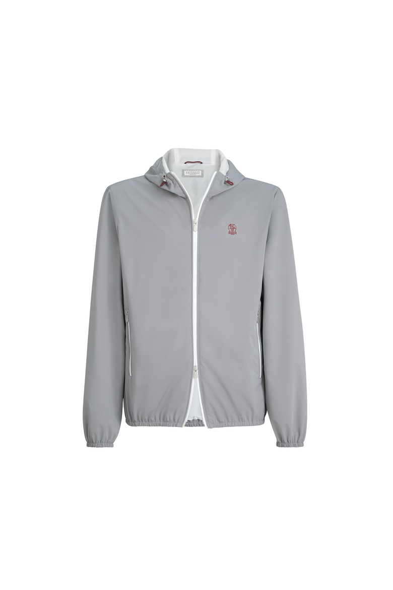 Nylon jacket, Alternate, color, Grey