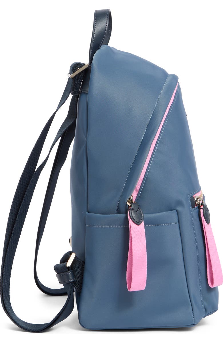 Kate Spade New York chelsea colorblock nylon backpack, Alternate, color, Bluestone Multi
