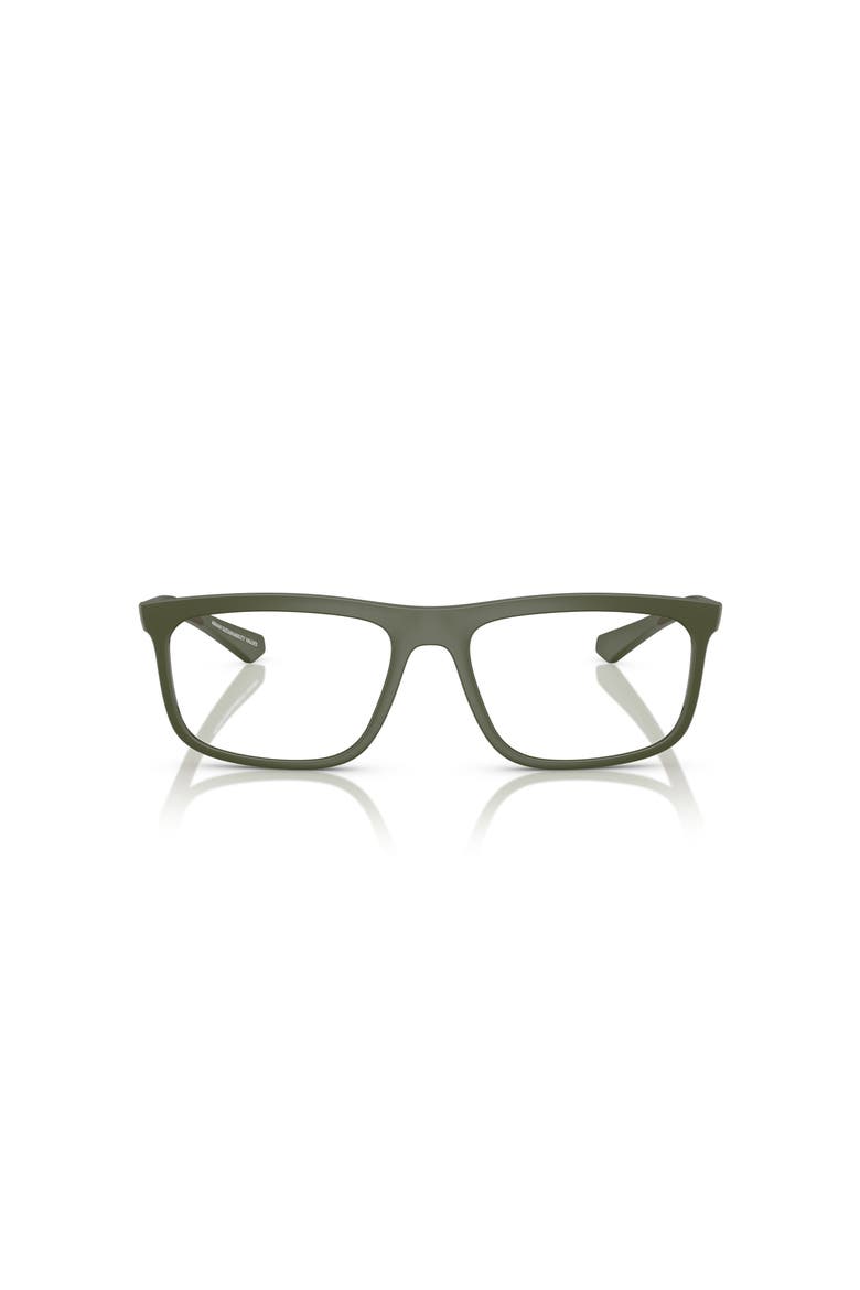 55mm Square optical glasses, Alternate, color, Green