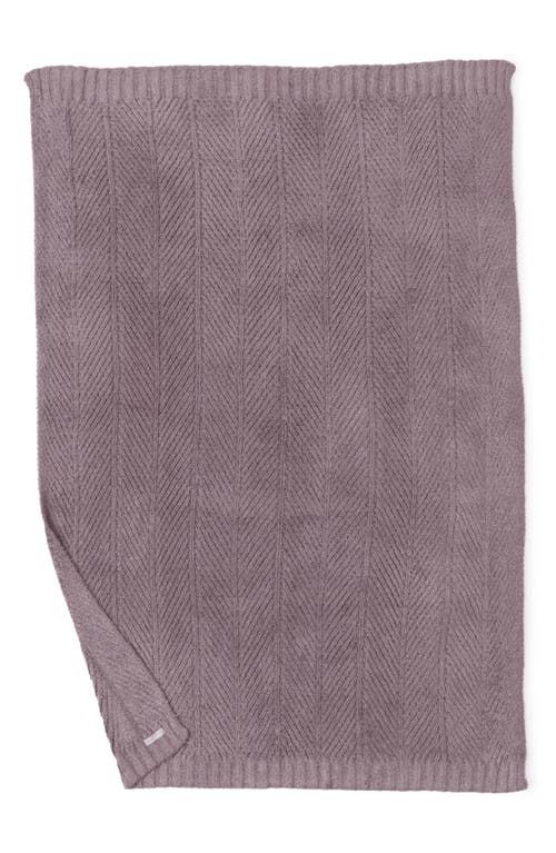 Barefoot Dreams Cozychic® Herringbone Throw Blanket In Brown
