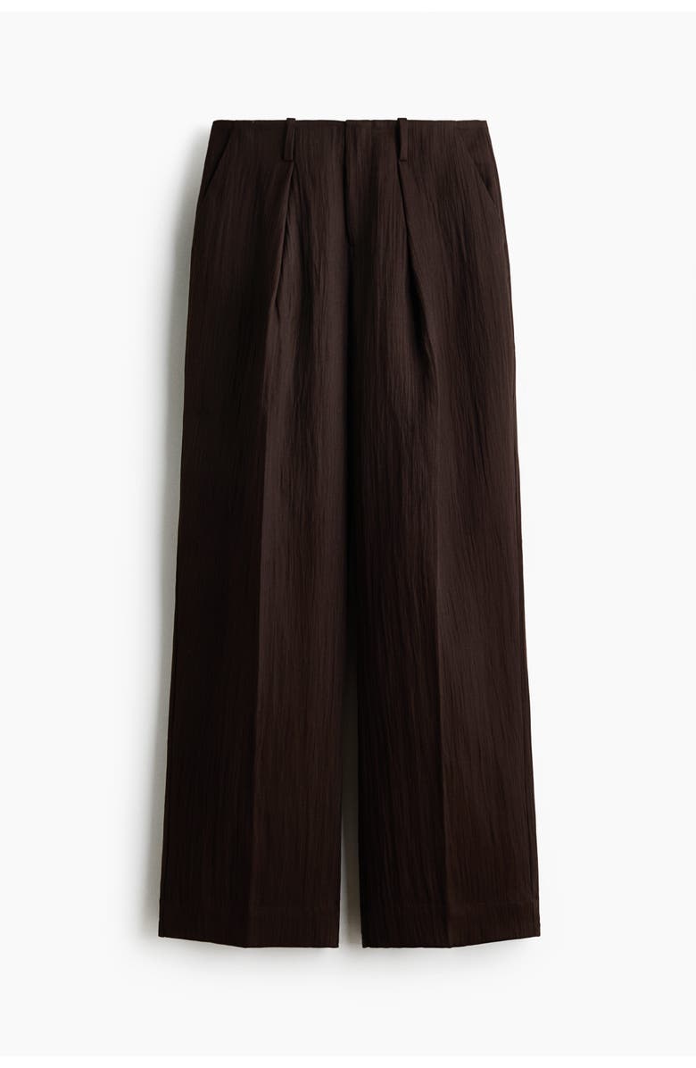 H&M Crinkled Tailored Trousers, Main, color, 