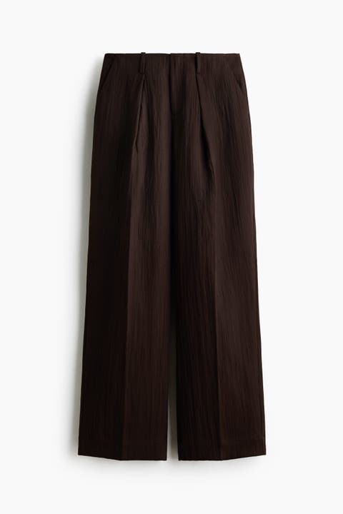 Crinkled Tailored Trousers