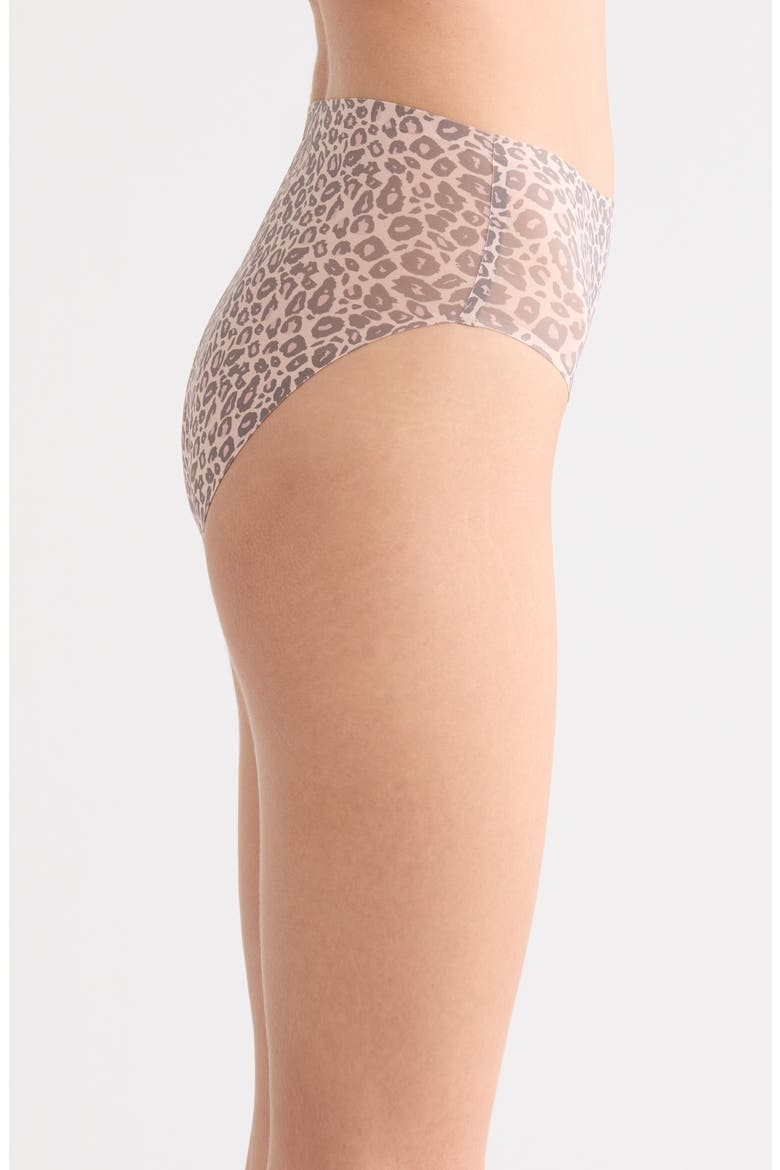 Soft Stretch High Cut Briefs, Alternate, color, BRONZED LEO