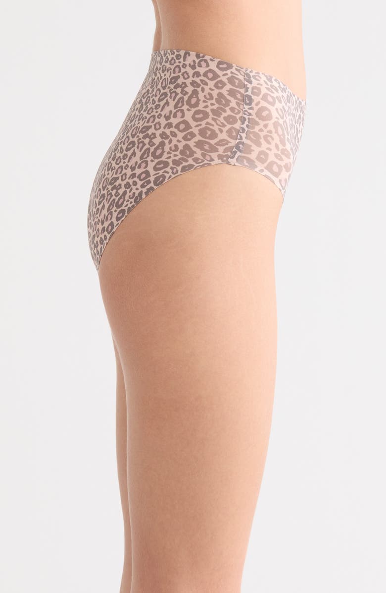 Chantelle Lingerie Soft Stretch High Cut Briefs, Alternate, color, Bronzed Leo