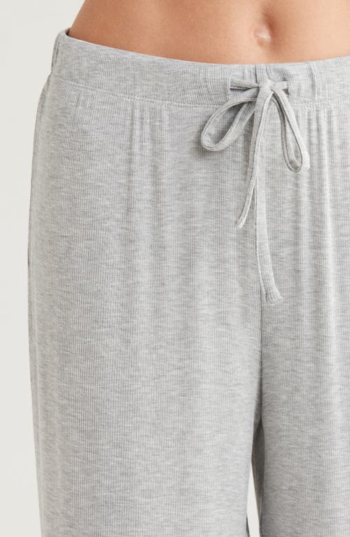 Nordstrom Moonlight Eco Easy Rib Pajamas In Gray